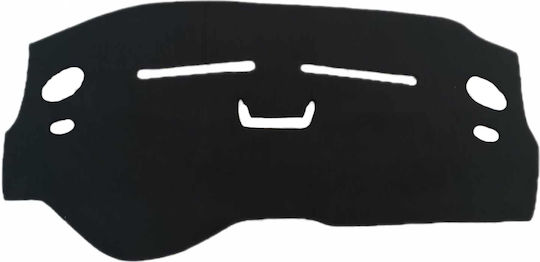 Car Dashboard Cover Fabric without Emblem for Peugeot 307 Black Colour