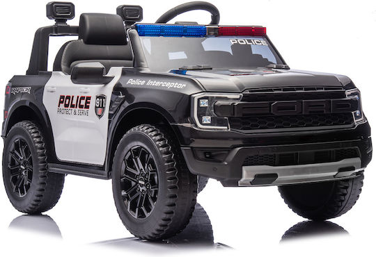 Ford Police Car Μονοθέσιο με Τηλεκοντρόλ Τύπου 12 Volt Μαύρο για 3+ Ετών