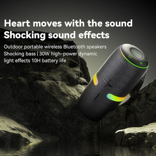Yesido Bluetooth високоговорител 30W с радио Черен