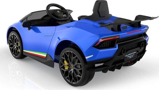 Lamborghini Huracan Cu Un Loc Cu Telecomandă Licențiat 12 Volți Albastru Pentru 3+ Ani
