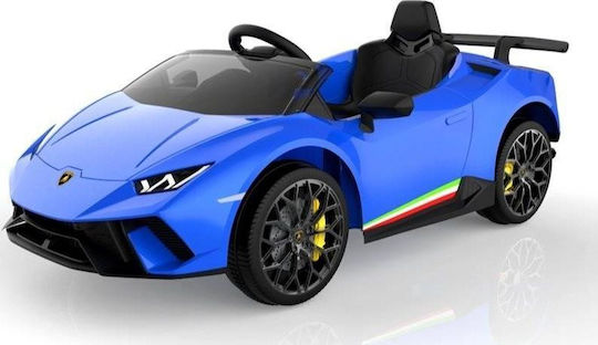 Lamborghini Huracan Cu Un Loc Cu Telecomandă Licențiat 12 Volți Albastru Pentru 3+ Ani