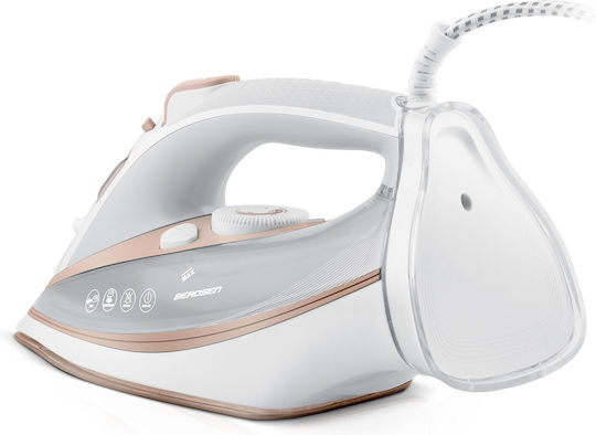 Berdsen Σίδερο Ατμού 3000W με Κεραμική Πλάκα White