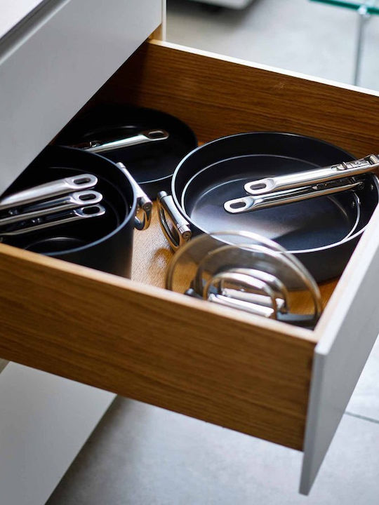 Joseph Joseph Pan With Lid made of Aluminum with Non-Stick Coating 28cm
