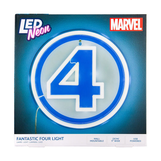Paladone Kids Decorative Lamp Neon Blue 24x24x2cm