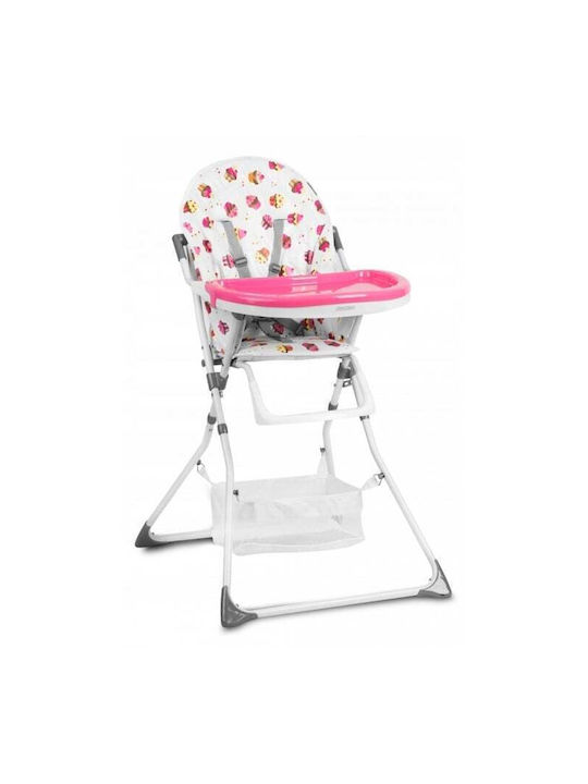 Ricokids Eldo Αναδιπλούμενο Καρεκλάκι Φαγητού Pink