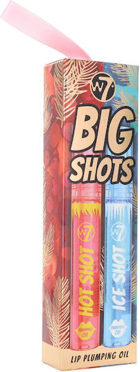 W7 Cosmetics Big Shots Σετ Μακιγιάζ για τα Χείλη 2τμχ