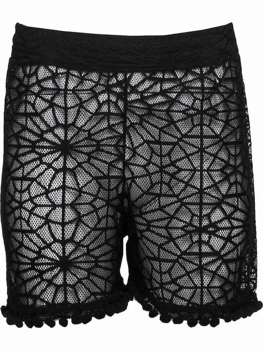 Pink Label Γυναικείο Φόρεμα Παραλίας Black