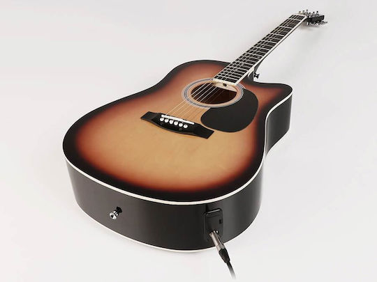 Gsd60cesb Nashville Akustikgitarre Sunburst Dreadnought