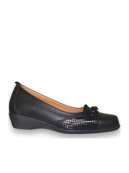 Anatomic Leather Ballerinas Black