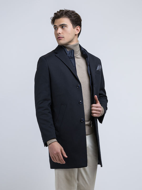 Men's Half Coat Blue