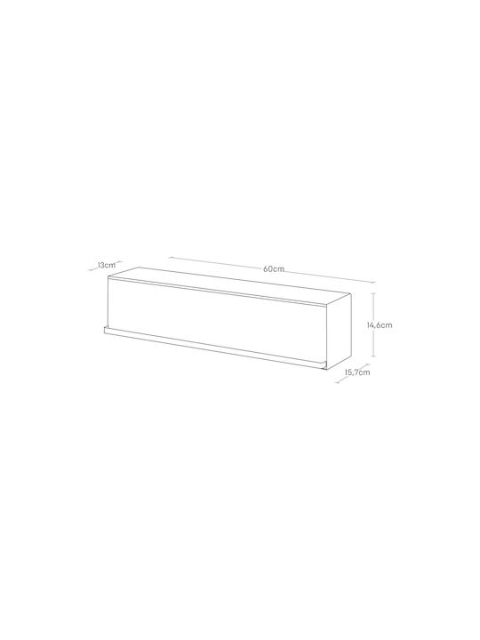 Yamazaki Wall Mounted Storage Box Tower Bk