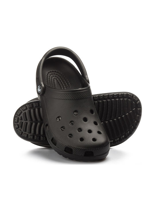Crocs Classic Ανατομικά Σαμπό Μαύρα