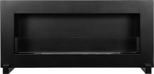 Bioethanol-Kamin Boden Platzierung 90cm Box Glas