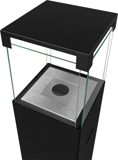 Bioethanol-Kamin Platzierung Boden Glas