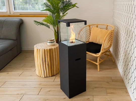Bioethanol-Kamin Platzierung Boden Glas