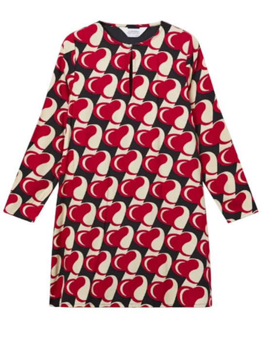 Mini Shirt Dress Dress Red