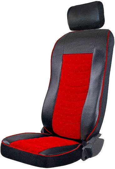 Smartic Husă Auto 2buc Piele Roșu