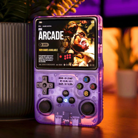 Consolă Portabilă Retro R36s 3.5" Ips Dublu Ram Chip 15.000 Jocuri 64gb Arkos 2.0 Mov