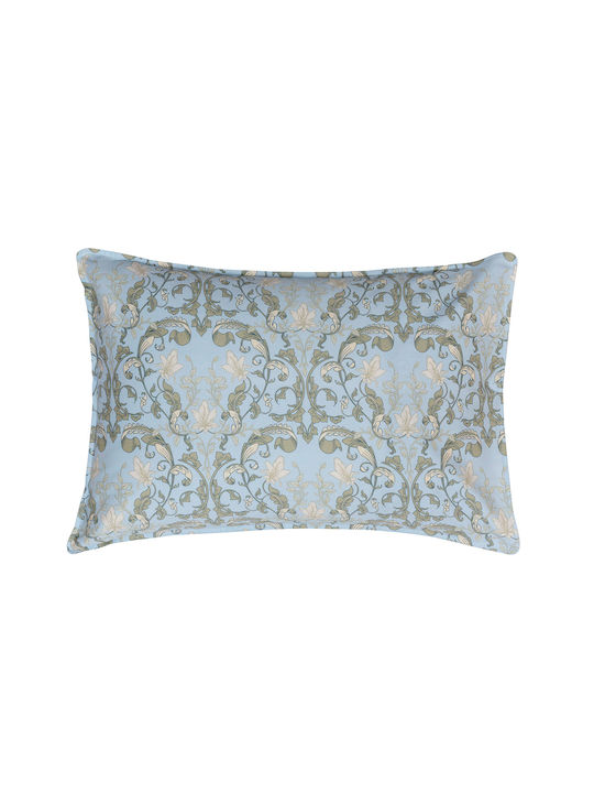 Kentia Duvet Cover Set Cotton Queen with 2 Pillowcases 220x240 Cressida Light Blue