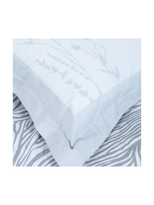 Nima Pillowcase Set Oxford Grey 52x72cm.