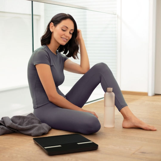 Beurer Smart Badezimmerwaage mit Bluetooth in Schwarz Farbe