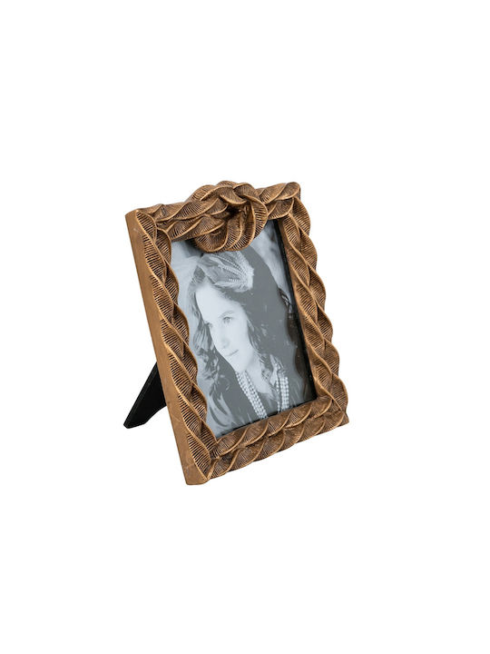 Artekko Plastic Photo Frame With Gold Frame