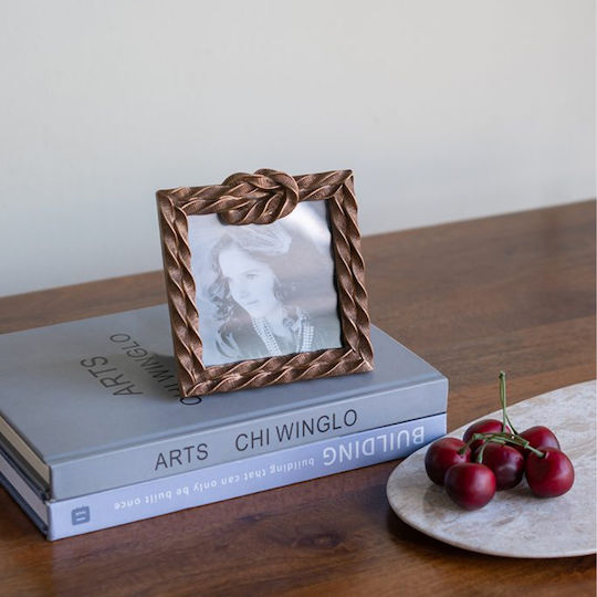 Artekko Plastic Photo Frame With Gold Frame