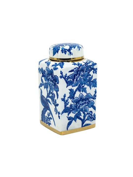 Artekko Decorative Vase Melania Blue 32x16x32cm