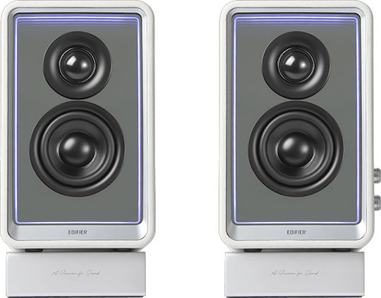 Edifier QR65 Αυτοενισχυόμενα Ηχεία με Bluetooth 65W (Ζεύγος) Λευκά