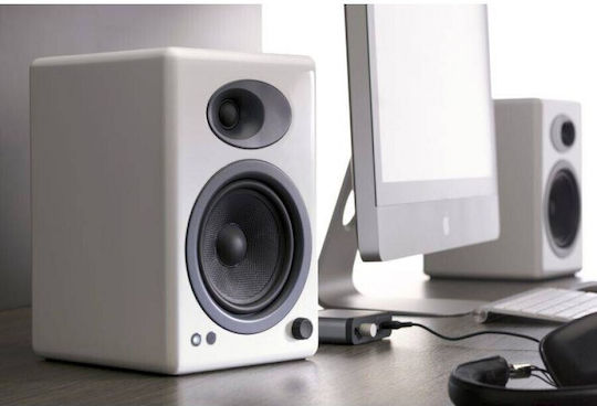 Audioengine A5+ Αυτοενισχυόμενα Ηχεία 50W (Ζεύγος) Λευκά