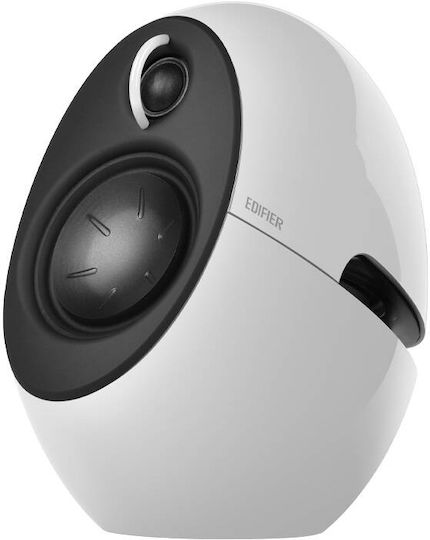 Edifier e25HD Luna HD Αυτοενισχυόμενα Ηχεία με Bluetooth 74W (Ζεύγος) Λευκά
