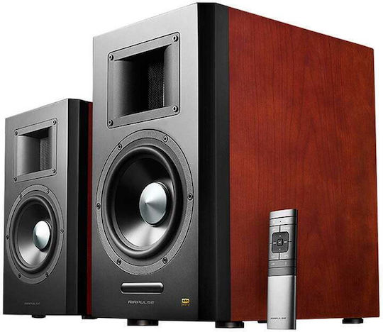Airpulse A300 Αυτοενισχυόμενα Ηχεία με Bluetooth 160W Cherry