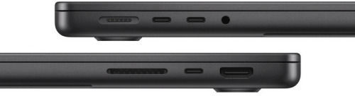 Apple MacBook Pro (2024) 14.2" Ecran Retina 120Hz (M4 Pro-12 Nuclee/24GB/1TB SSD/16 Nuclee GPU) cu Încărcător 70W Negru Spațial (Tastatură Internațională Engleză)