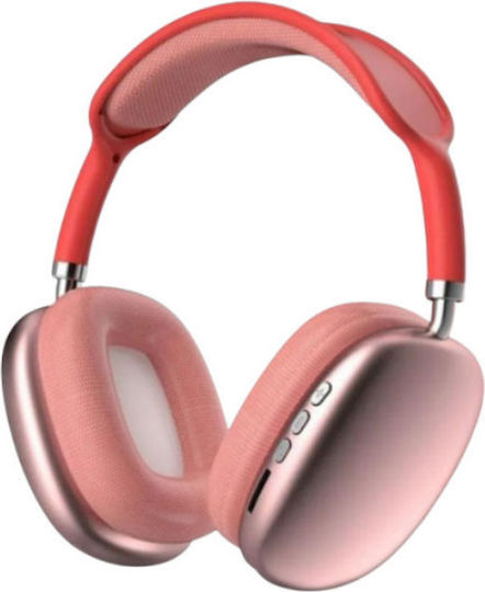 P9 Kabellose Bluetooth Über Ohr Kopfhörer mit 5 Stunden Betriebszeit Rosa