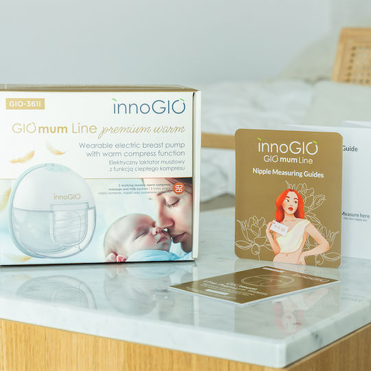 innoGio Electric Single Breast Pump Green
