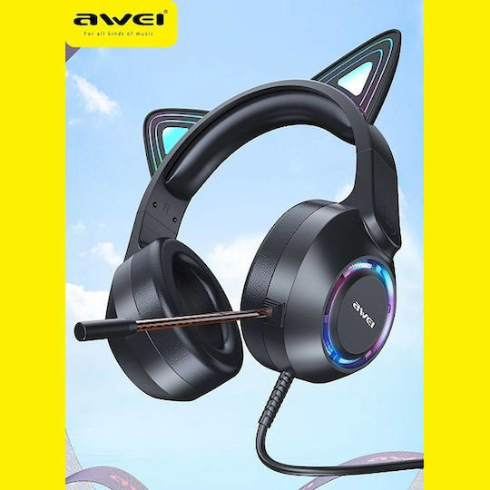 Awei GM-9 On Ear Gaming Headset με σύνδεση 3.5mm