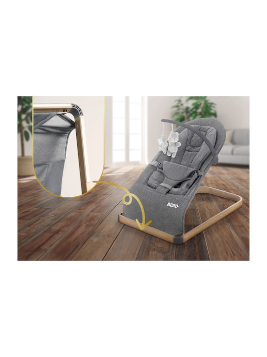 Neno Manual Baby Bouncer Gray for Child Up to 9kg
