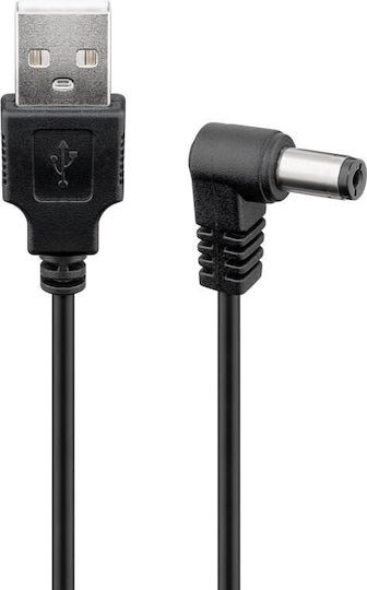 Goobay USB 2.0 Cable USB-A male - DC Μαύρο 1.5m (55156)