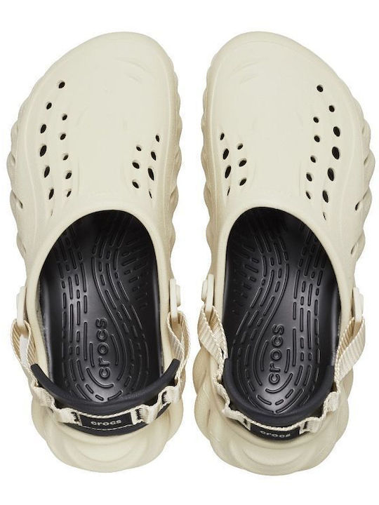 Crocs Echo Clogs Bone/Black