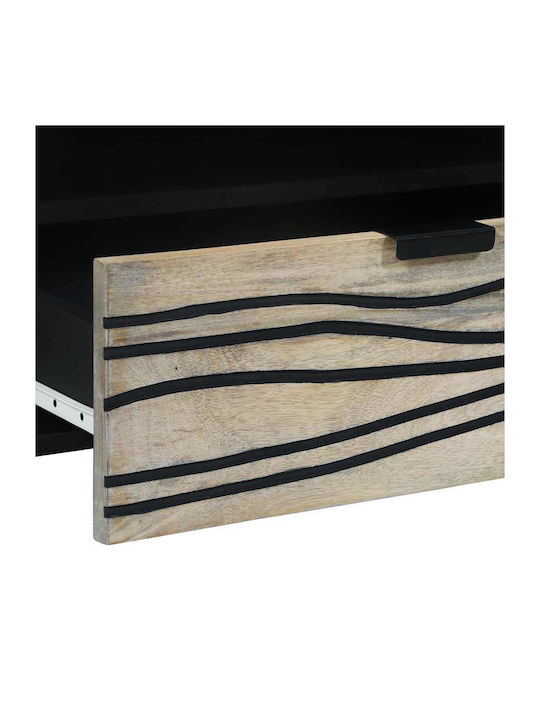 Kleiderschrank Büro Λευκό Και Μαύρο 80x33.5x46cm
