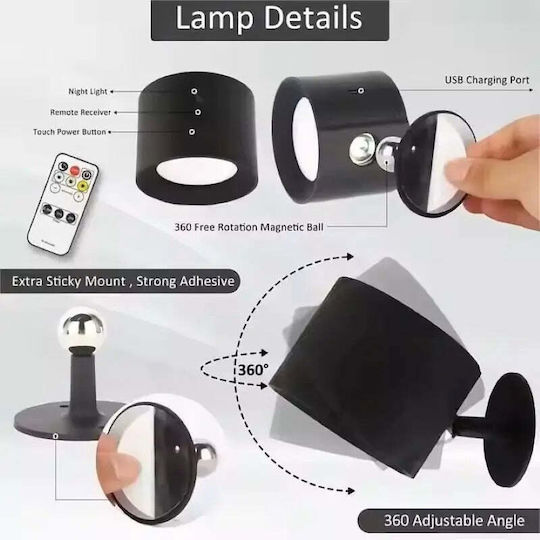 Ledholics Lustră Decorativă Negru