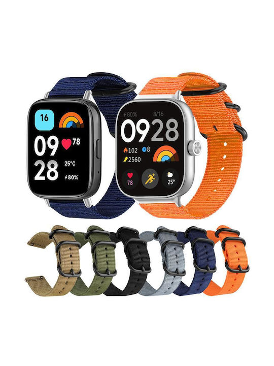 Buckle Nylon Canvas Strap Xiaomi Smart Band 9 Pro/8 Pro Redmi Watch 5/4 Orange Buckle Nylon Canvas Strap Xiaomi Smart Band 9 Pro/8 Pro Redmi Watch 5/4 Orange