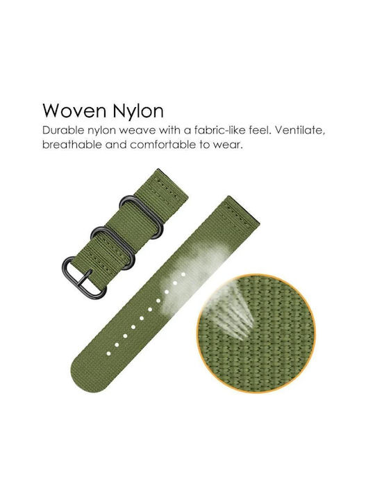 Buckle Nylon Canvas Strap Xiaomi Smart Band 9 Pro/8 Pro Redmi Watch 5/4 Orange