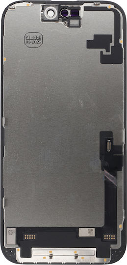 Screen Wecell Premium Incell with Touch Mechanism and Frame for iPhone 16 (Black)