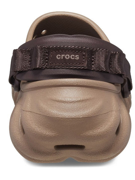 Crocs Echo Σαμπό Καφέ