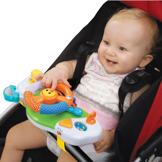 Winfun Steering Wheel made of Fabric with Music, Light, and Sounds for 3++ Months