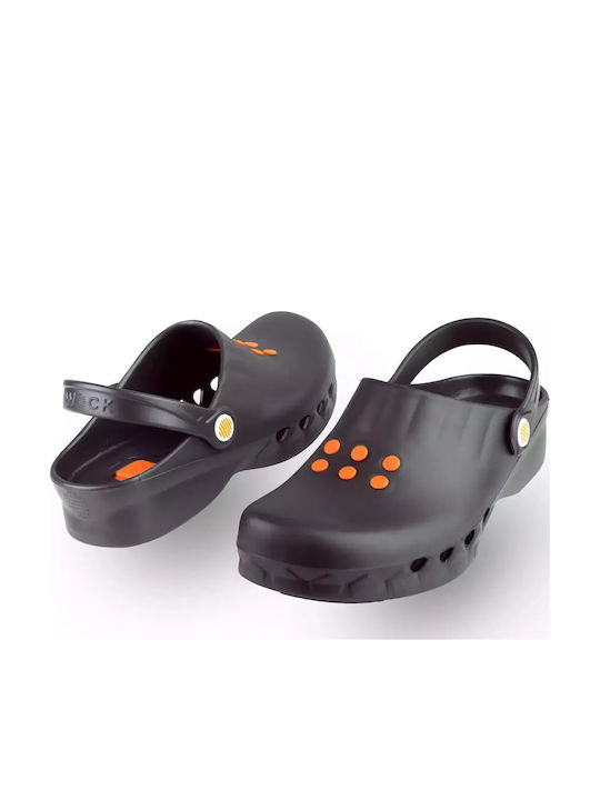 Wock Nube 06 Anatomisch Clogs Schwarz
