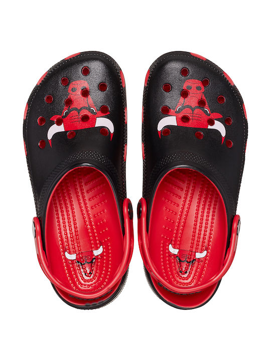 Crocs NBA Chicago Bulls Saboti Anatomici Negri Pentru Bărbați