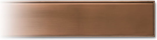 Chudej Stainless Steel Channel Floor with Output 40mm Bronze