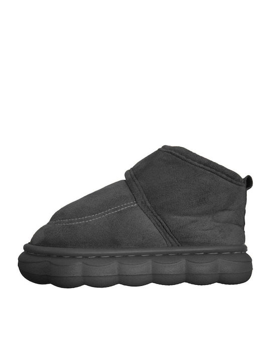 Kinderhausschuhe Stiefel Schwarz